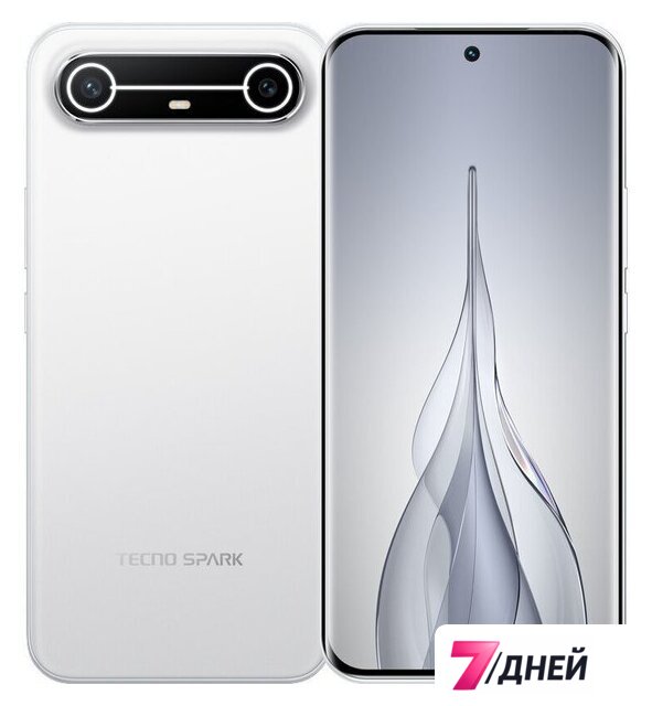 Телефон Tecno Spark Slim KM7k 8GB/256GB (белый) - Изображение №1 — Интернет-магазин 7 дней