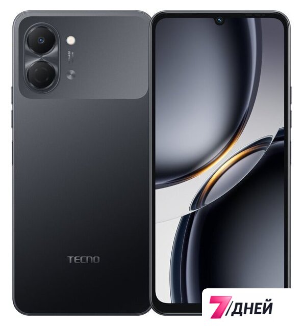 Телефон Tecno Spark Go 3 KN3 4GB/64GB (черный) - Изображение №1 — Интернет-магазин 7 дней