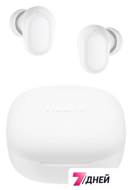 Наушники Xiaomi Redmi Buds 6 Play M2420E1 (белый, международная версия) - Изображение №1 — Интернет-магазин 7 дней