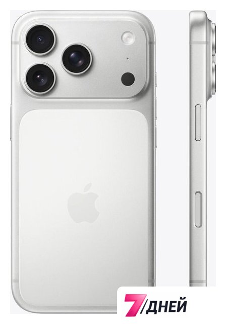 Телефон Apple iPhone 17 Pro Dual eSim 512GB (серебристый) - Изображение №2 — Интернет-магазин 7 дней