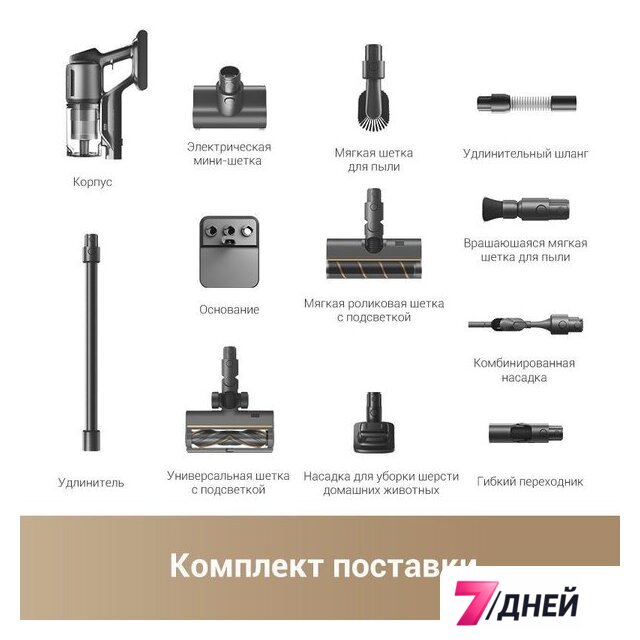Пылесос Dreame Cordless Vacuum Cleaner Z30 VZV17A (евровилка) - Изображение №9 — Интернет-магазин 7 дней