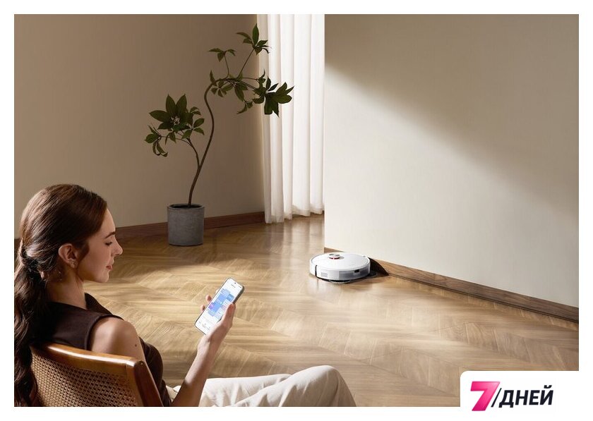 Робот-пылесос Xiaomi Robot Vacuum S40 Pro OV71GL (евровилка, белый) - Изображение №11 — Интернет-магазин 7 дней