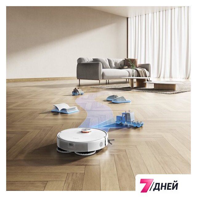 Робот-пылесос Xiaomi Robot Vacuum S40 Pro OV71GL (евровилка, белый) - Изображение №19 — Интернет-магазин 7 дней