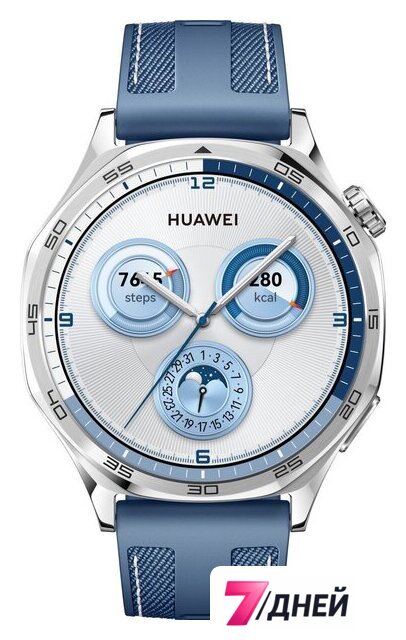 Умные часы Huawei Watch GT 5 46 мм (синий) - Изображение №3 — Интернет-магазин 7 дней