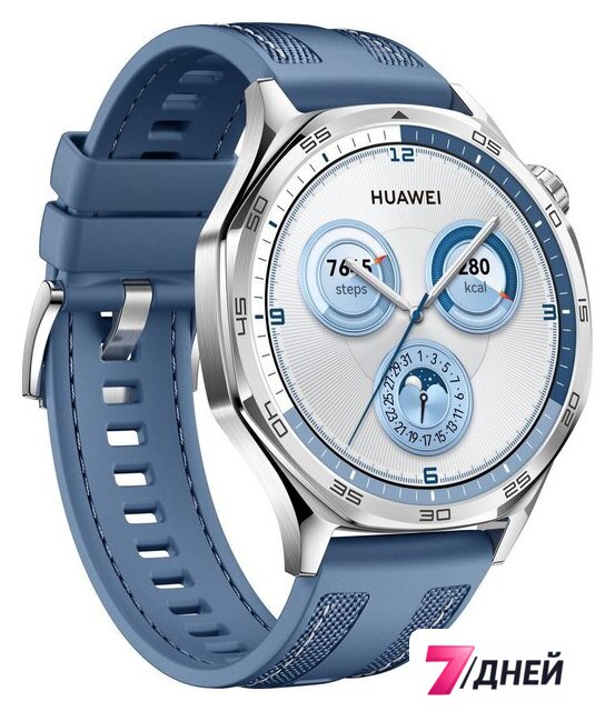 Умные часы Huawei Watch GT 5 46 мм (синий) - Изображение №2 — Интернет-магазин 7 дней