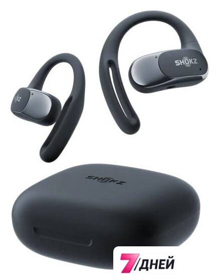 Наушники Shokz OpenFit Air (черный) - Изображение №1 — Интернет-магазин 7 дней