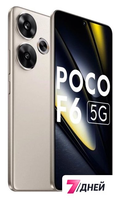 Телефон POCO F6 12GB/512GB с NFC международная версия (титан) - Изображение №6 — Интернет-магазин 7 дней