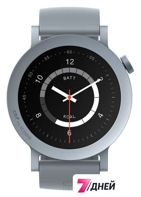 Умные часы CMF Watch Pro 2 (светло-серый, серый силиконовый ремешок) - Изображение №1 — Интернет-магазин 7 дней