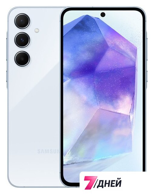 Телефон Samsung Galaxy A55 SM-A556E 8GB/128GB (голубой) - Изображение №1 — Интернет-магазин 7 дней
