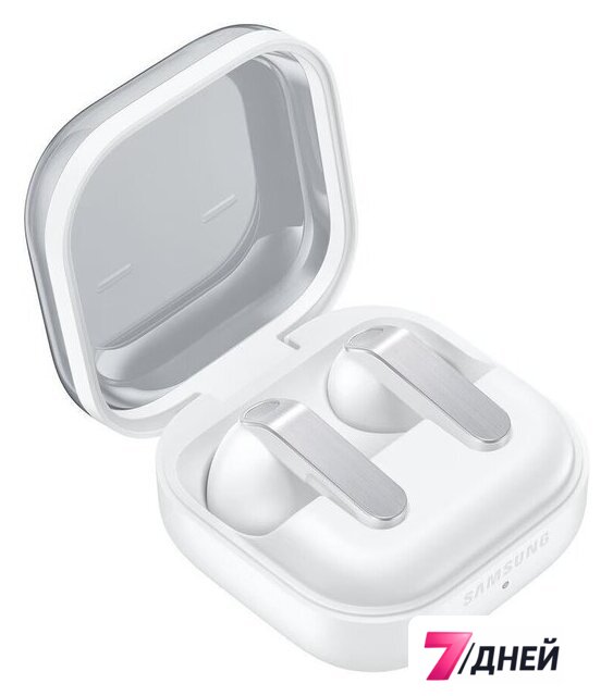 Наушники Samsung Galaxy Buds 4 (белый) - Изображение №2 — Интернет-магазин 7 дней