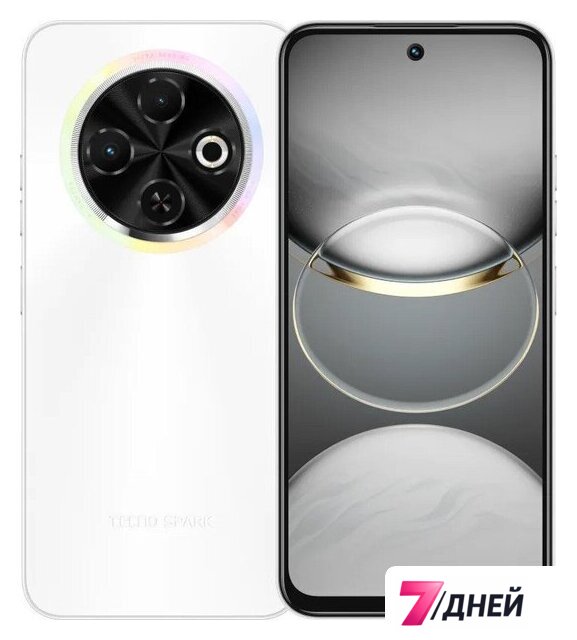 Телефон Tecno Spark 30C 8GB/256GB (белый) - Изображение №1 — Интернет-магазин 7 дней