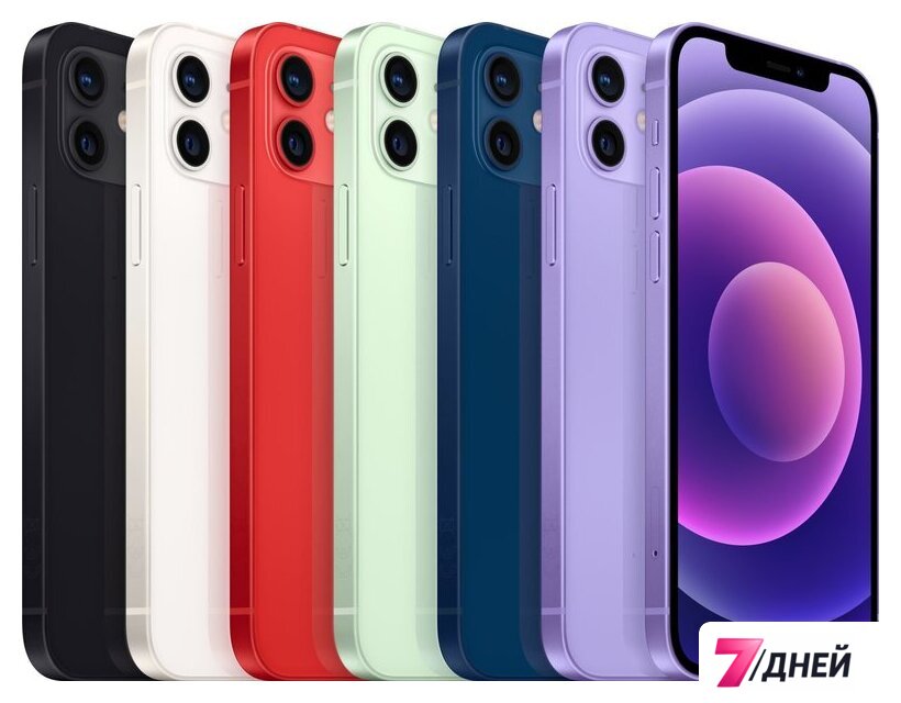 Телефон Apple iPhone 12 256GB (фиолетовый) - Изображение №7 — Интернет-магазин 7 дней