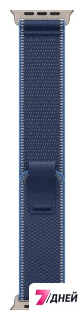 Умные часы Apple Watch Ultra 3 LTE 49 мм (титановый корпус, природный/синий, нейлоновый ремешок размера S/M) - Изображение №3 — Интернет-магазин 7 дней