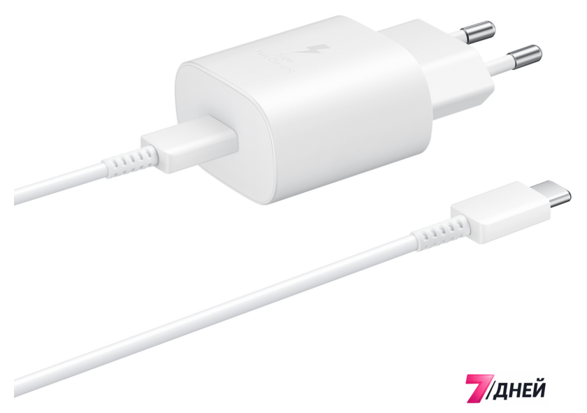 Сетевое зарядное Samsung EP-TA800XWEGWW - Изображение №1 — Интернет-магазин 7 дней