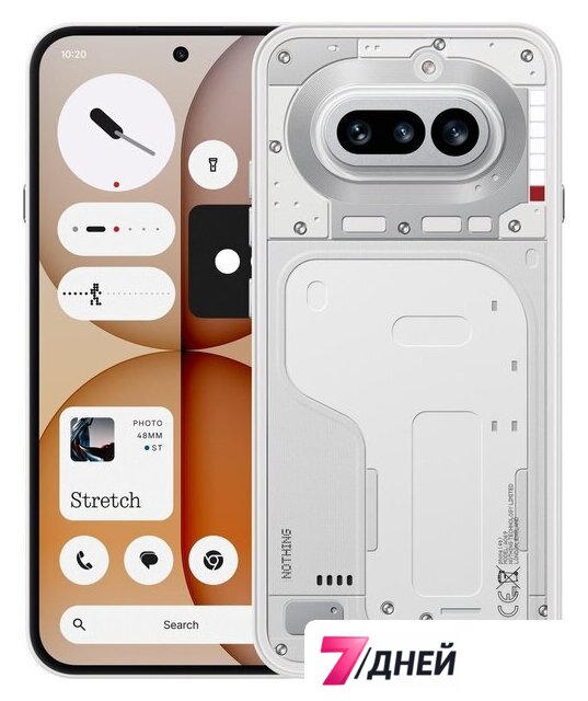 Телефон Nothing Phone (4a) 8GB/128GB (белый) - Изображение №1 — Интернет-магазин 7 дней