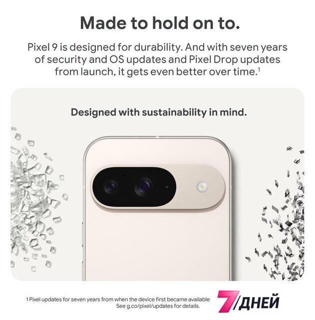 Телефон Google Pixel 9 12GB/256GB (обсидиан) - Изображение №9 — Интернет-магазин 7 дней