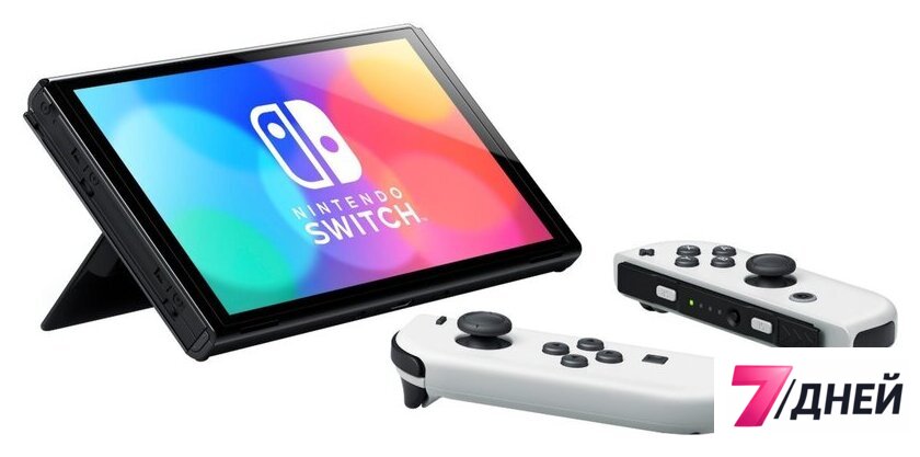 Игровая приставка Nintendo Switch OLED (белый) - Изображение №4 — Интернет-магазин 7 дней