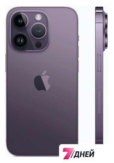 Телефон Apple iPhone 14 Pro 256GB (темно-фиолетовый) - Изображение №3 — Интернет-магазин 7 дней
