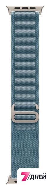 Умные часы Apple Watch Ultra 3 LTE 49 мм (титановый корпус, природный/голубой, текстильный ремешок размера L) - Изображение №3 — Интернет-магазин 7 дней