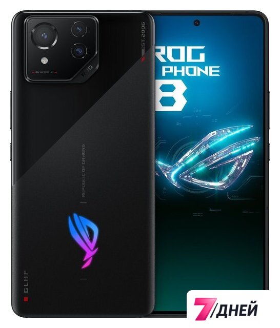 Телефон ASUS ROG Phone 8 12GB/256GB китайская версия (черный) - Изображение №1 — Интернет-магазин 7 дней
