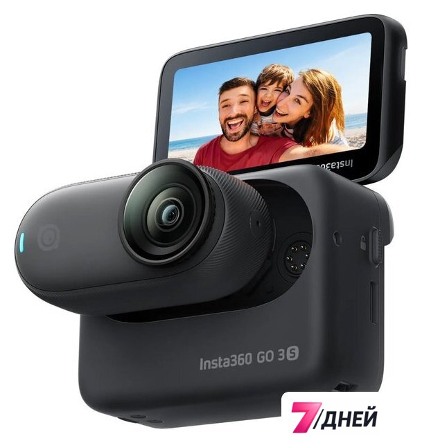 Экшен-камера Insta360 GO 3S 128GB (черный) - Изображение №1 — Интернет-магазин 7 дней