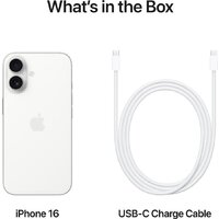 Телефон Apple iPhone 16 Dual SIM 128GB (белый) - Превью изображения №7 — Интернет-магазин 7 дней