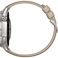 Умные часы Huawei Watch GT 6 Pro 46 мм (серебристый, с коричневым плетеным ремешком, международная версия) - Превью изображения №5 — Интернет-магазин 7 дней