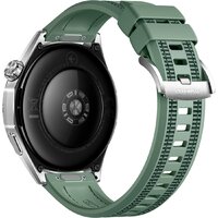 Умные часы Huawei Watch GT 6 46 мм (серебристый, с зеленым плетеным ремешком, международная версия) - Превью изображения №4 — Интернет-магазин 7 дней