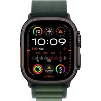 Умные часы Apple Watch Ultra 2 LTE 49 мм (титановый корпус, черный/темно-зеленый, ремешок из полиэстера M) - Превью изображения №2 — Интернет-магазин 7 дней