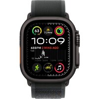 Умные часы Apple Watch Ultra 2 LTE 49 мм (титановый корпус, черный/черный, нейлоновый ремешок M/L) - Превью изображения №2 — Интернет-магазин 7 дней