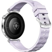 Умные часы Huawei Watch GT 6 41 мм (серебристый, с сиреневым силиконовым ремешком, международная версия) - Превью изображения №4 — Интернет-магазин 7 дней