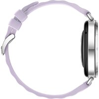 Умные часы Huawei Watch GT 6 41 мм (серебристый, с сиреневым силиконовым ремешком, международная версия) - Превью изображения №6 — Интернет-магазин 7 дней
