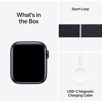 Умные часы Apple Watch SE 2 40 мм (алюминиевый корпус, полуночный/полуночный, нейлоновый ремешок) - Превью изображения №4 — Интернет-магазин 7 дней
