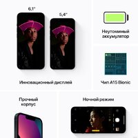 Телефон Apple iPhone 13 128GB (темная ночь) - Превью изображения №7 — Интернет-магазин 7 дней