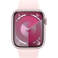 Умные часы Apple Watch Series 9 45 мм (алюминиевый корпус, розовый/розовый, спортивный силиконовый ремешок M/L) - Превью изображения №2 — Интернет-магазин 7 дней