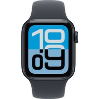 Умные часы Apple Watch SE 3 40 мм (алюминиевый корпус, полуночный/полуночный, спортивный силиконовый ремешок S/M) - Превью изображения №2 — Интернет-магазин 7 дней