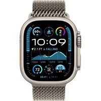 Умные часы Apple Watch Ultra 2 LTE 49 мм (титановый корпус, титановый/титановый, миланская петля S) - Превью изображения №2 — Интернет-магазин 7 дней