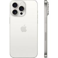 Телефон Apple iPhone 15 Pro Max Dual SIM 256GB (белый титан) - Превью изображения №2 — Интернет-магазин 7 дней