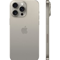 Телефон Apple iPhone 15 Pro Max Dual SIM 256GB (природный титан) - Превью изображения №2 — Интернет-магазин 7 дней