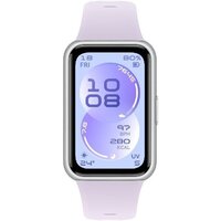 Фитнес-браслет Huawei Band 11 (серебристый полимерный корпус, с сиреневым силиконовым ремешком, международная версия) - Превью изображения №2 — Интернет-магазин 7 дней