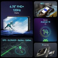 Телефон Ulefone Armor 25T Pro 8GB/256GB (черный) - Превью изображения №6 — Интернет-магазин 7 дней