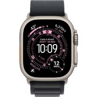 Умные часы Apple Watch Ultra 3 LTE 49 мм (титановый корпус, природный/черный, текстильный ремешок размера M) - Превью изображения №2 — Интернет-магазин 7 дней