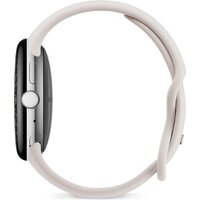 Умные часы Google Pixel Watch 4 45 мм (глянцевый серебристый/фарфор, спортивный силиконовый ремешок) - Превью изображения №4 — Интернет-магазин 7 дней