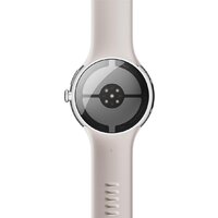 Умные часы Google Pixel Watch 4 45 мм (глянцевый серебристый/фарфор, спортивный силиконовый ремешок) - Превью изображения №6 — Интернет-магазин 7 дней