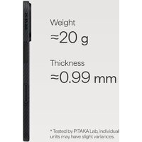 Чехол для телефона Pitaka Ultra-Slim для iPhone 17 (600D Black/Grey Twill) - Превью изображения №2 — Интернет-магазин 7 дней
