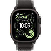 Умные часы Apple Watch Ultra 3 LTE 49 мм (титановый корпус, черный/черный, нейлоновый ремешок размера M/L) - Превью изображения №2 — Интернет-магазин 7 дней