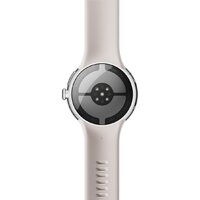 Умные часы Google Pixel Watch 4 41 мм (глянцевый серебристый/фарфор, спортивный силиконовый ремешок) - Превью изображения №6 — Интернет-магазин 7 дней