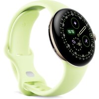 Умные часы Google Pixel Watch 4 41 мм (глянцевый золотистый/лемонграсс, спортивный силиконовый ремешок) - Превью изображения №2 — Интернет-магазин 7 дней