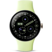 Умные часы Google Pixel Watch 4 41 мм (глянцевый золотистый/лемонграсс, спортивный силиконовый ремешок) - Превью изображения №3 — Интернет-магазин 7 дней
