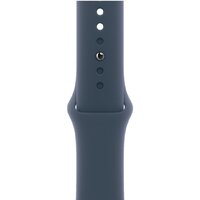 Умные часы Apple Watch SE 2 40 мм (алюминиевый корпус, серебристый/грозовой синий, спортивный силиконовый ремешок M/L) - Превью изображения №3 — Интернет-магазин 7 дней